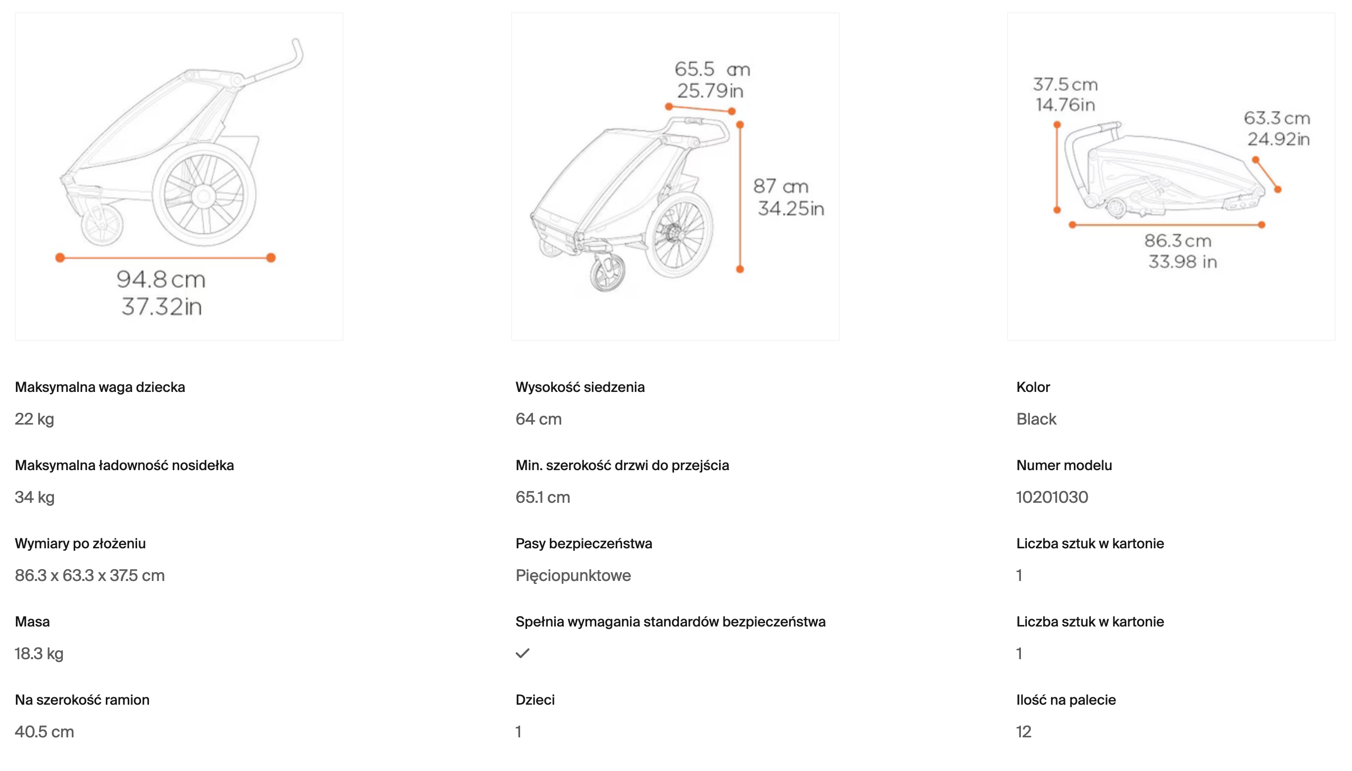 specyfikacja nowego thule sport 2