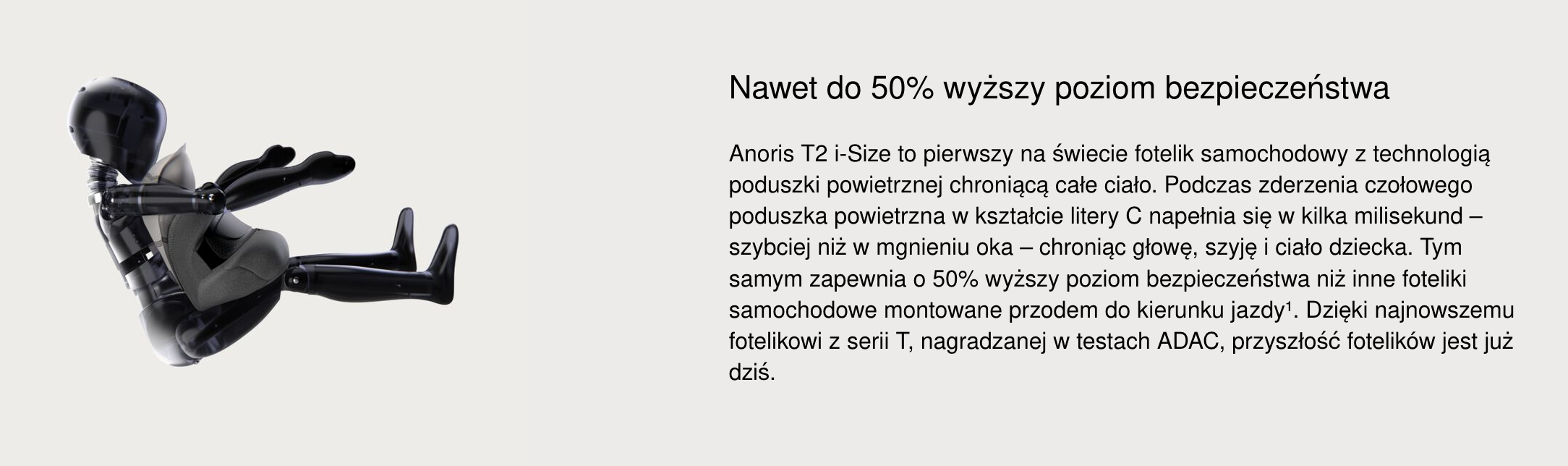 co to jest poduszka powietrzna w foteliku dla dziecka