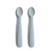 Mushie łyżeczki silikonowe 2pack powder blue