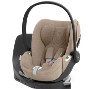 Cybex® Cloud T i-Size rozkładany fotelik 0-13 kg z obrotową bazą | Cozy Beige Plus