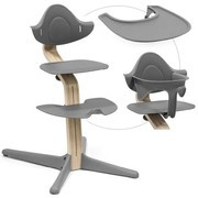 Stokke® Nomi® zestaw 3w1, ergonomiczne krzesełko do karmienia | Natural Grey