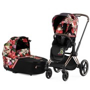 Cybex® Priam 4 wózek głęboko-spacerowy 2w1 | Dark Blossom