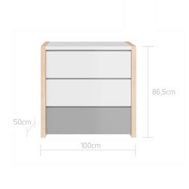 Bellamy Pinette komoda 3-szufladowa 