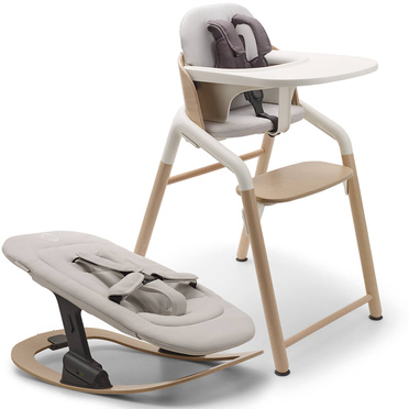 Bugaboo® Giraffe Complete Set zestaw 6w1 | Neutral Wood + White