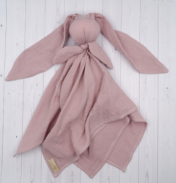 Baby In World® hug me bunny pielucha muślinowa