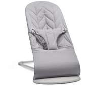 BabyBjorn | BLISS Baby Bouncer | Leżaczek-Bujaczek | 100% Bawełna | Light grey