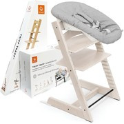 Stokke® Tripp Trapp® krzesełko + leżaczek niemowlęcy Newborn Set | Whitewash