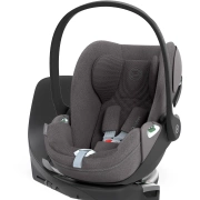 Cybex® Cloud T i-Size rozkładany fotelik 0-13 kg z obrotową bazą | Mirage Grey Plus