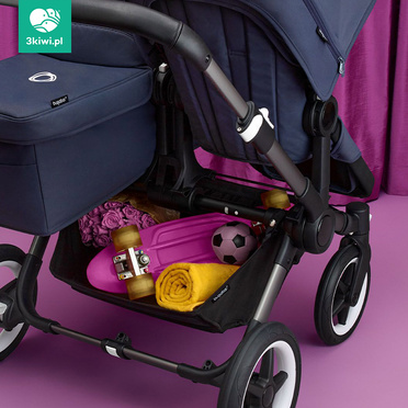 Bugaboo® Donkey 5 Duo podwójny wózek głęboko-spacerowy 'rok po roku' | Classic Collection – Navy