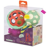 B.Toys™ Ball-a-balloos zestaw piłek sensorycznych z piłką świecącą