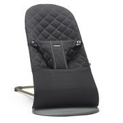 BabyBjorn | Bliss Baby Bouncer | Leżaczek-Bujaczek | 100% Bawełna | Black