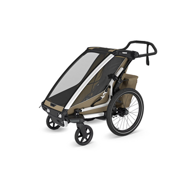 Thule® Chariot Cross 2  single  G3 wielofunkcyjna przyczepka rowerowa Faded Khaki (ekspozycja Wrocław)