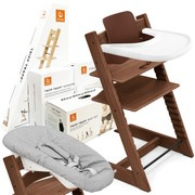 Stokke® Tripp Trapp® Complete Set zestaw 4w1 | Exclusive Oak Warm Brown (dąb)