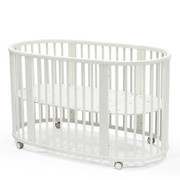 Stokke® Sleepi™ Bed V3 duże łóżeczko owalne 141/74 cm | White