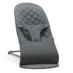 BabyBjorn | Bliss Baby Bouncer | Leżaczek-Bujaczek | 100% Bawełna | Anthracite