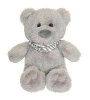 Teddykompaniet® pluszowa maskotka przytulanka, miś Malte szary 25cm