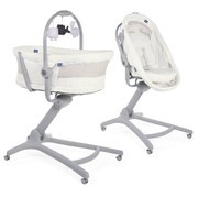 Chicco® Baby Hug Air 4w1 wielofunkcyjne łóżeczko-krzesełko | White Snow