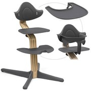 Stokke® Nomi® zestaw 3w1, ergonomiczne krzesełko do karmienia Oiled Oak Anthracite