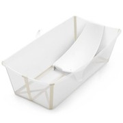 Stokke® Flexi Bath® X-Large + Newborn Support duża wanienka z wkładką | Sandy Beige