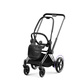 Cybex® e-Priam 4 Chassis stelaż wózka z elektrycznym wspomaganiem jazdy | Chrom/Black