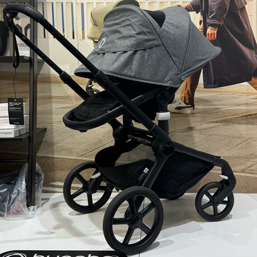 Bugaboo® Fox 5 wózek 2w1 | Black/Grey Melange (model ekspozycja – salon Wrocław)