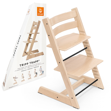 Stokke® Tripp Trapp® drewniane krzesełko dla dziecka | Natural