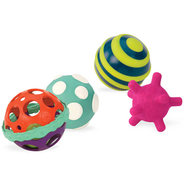 B.Toys™ Ball-a-balloos zestaw piłek sensorycznych z piłką świecącą 