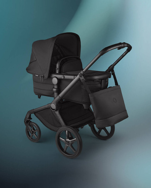 Bugaboo® Fox 5 zestaw 2w1, wózek głęboko-spacerowy | Noir Limited Edition