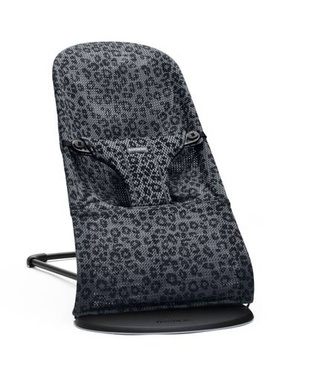 BabyBjorn | BLISS MESH Baby Bouncer | Leżaczek-Bujaczek | ANTRACITE / LEOPARD