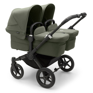 Bugaboo® Donkey 5 Twin bliźniaczy wózek głęboko-spacerowy 2w1 | Forest Green