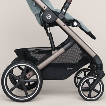 Cybex® Balios S Lux 2 wózek głęboko-spacerowy, zestaw 2w1 | Silver + Lava Grey