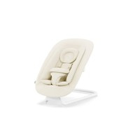 Cybex® Gold Click & Fold &  Lemo™ 2.0 Bouncer leżaczek niemowlęcy z funkcją naturalnego bujania Canvas White