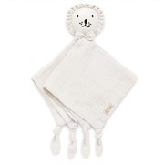 Yosoy® doudou friend Lion 100% cotton muslin ecru