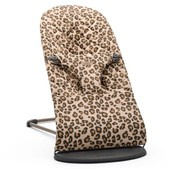 BabyBjorn | BLISS Baby Bouncer | Leżaczek-Bujaczek | 100% Bawełna | Beż leopard