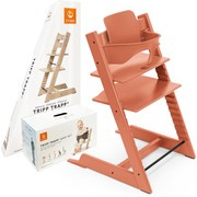 Stokke® Tripp Trapp® zestaw 2w1, krzesełko + baby set | Terracotta