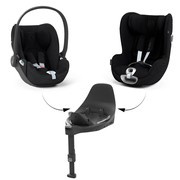 Cybex® Cloud T i-Size + Sirona T i-Size, kompletny zestaw 3w1 od urodzenia do ok. 4 r.ż. | Sepia Black Plus