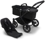 Bugaboo® Donkey 5 zestaw bazowy, stelaż wózka z tapicerką | Matt Black + Midnight Black