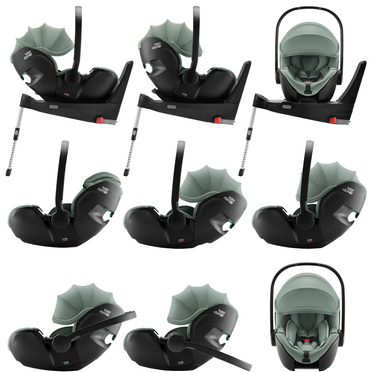 Britax Romer® Baby-Safe Pro rozkładany fotelik samochodowy 0-13 kg Mineral Grey STYLE