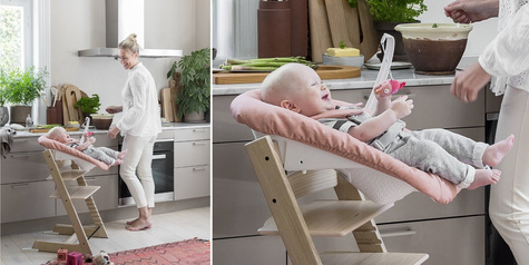 Stokke® Tripp Trapp® Newborn Set leżaczek niemowlęcy | Anthracite