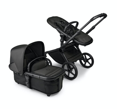 Bugaboo® Fox 5 zestaw 2w1, wózek głęboko-spacerowy | Noir Limited Edition