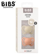 Bibs 2pack | Anatomical  Vanilla & Peach M silikonowy 2pack