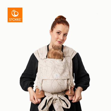 Stokke® Limas™ Carrier chusta–nosidełko ergonomiczne dla dziecka od 3 do 15 kg |  Glacier green OCS