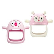 Smily Mia gryzak pingwin i renifer light pink