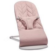 BabyBjorn | BLISS Baby Bouncer | Leżaczek-Bujaczek | 100% Bawełna Woven | Dusty Pink