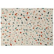 Lorena Canals® ręcznie tkany dywan ze 100% bawełny 140 x 200 cm | Terrazzo Marble