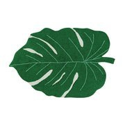 Lorena Canals® ręcznie tkany dywan ze 100% bawełny 120 x 160 cm | Monstera Leaf