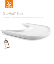 Stokke® Tripp Trapp® Tray tacka do krzesełka | White