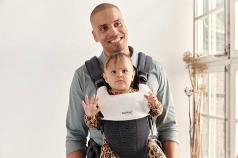 BabyBjorn® Harmony Baby Carrier nosidełko ergonomiczne | Silver 3D Mesh