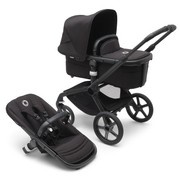 Bugaboo® Fox 5 zestaw 2w1, wózek głęboko-spacerowy | Midnight Black