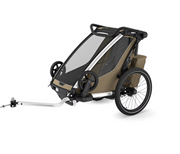 Thule® Chariot Cross 2  single  G3 wielofunkcyjna przyczepka rowerowa Faded Khaki (ekspozycja Wrocław)